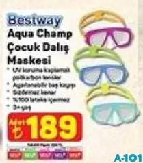 BESTWAY AQUA CHAMP ÇOCUK DALIŞ MASKESİ
